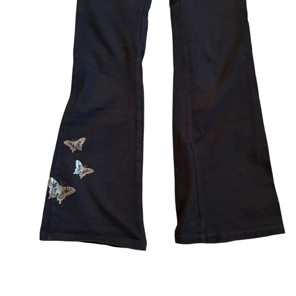 GAP | Kids Jet Black Flare Pants/Leggings- Size 6-7 years